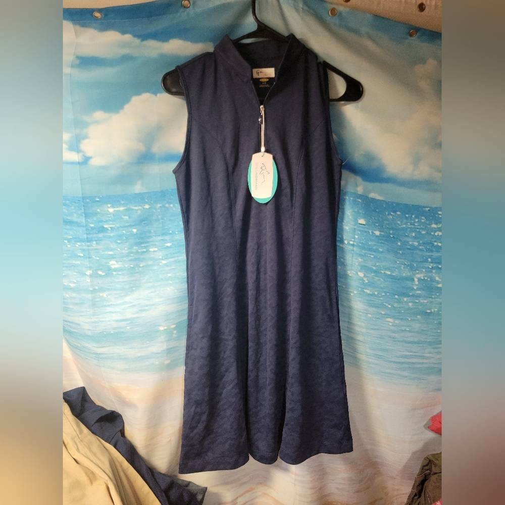 Greg Norman Golf NWT‎ Navy Sleeveless Golf Dress Size Small
